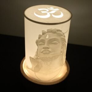 Polymer Adiyogi Lithophane Table Lamp