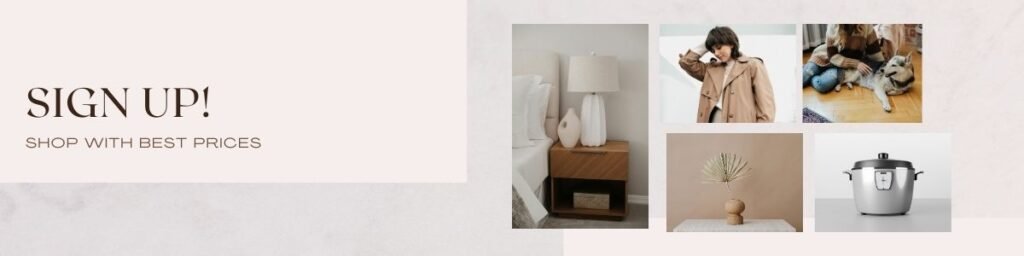 Beige Minimal Home Decoration Store Etsy Shop Cover