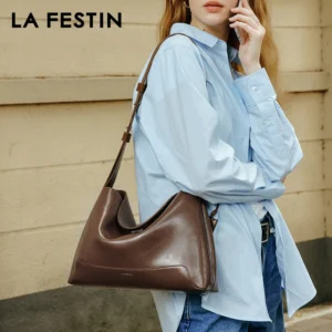 LA FESTIN Original Leather Shoulder Crossbody Bag Tote Bags
