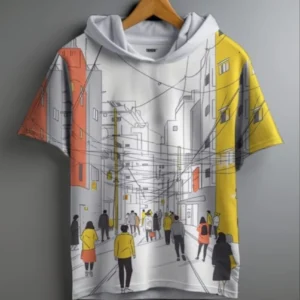 Multicolor Polyester Digital Printed Hoodies